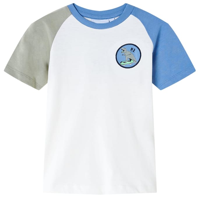vidaXL - Kindershirt - 104 - ecru