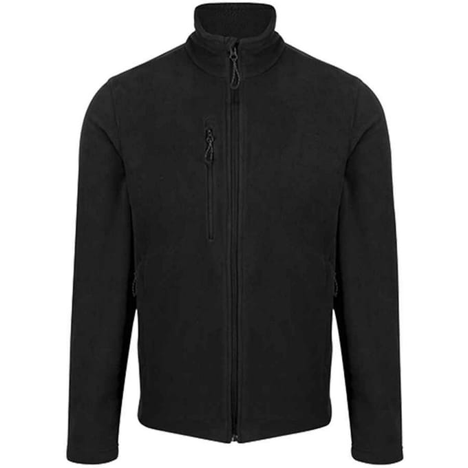 Regatta Heren Honestly Made Recycled Full Zip Fleecejack (Zwart)