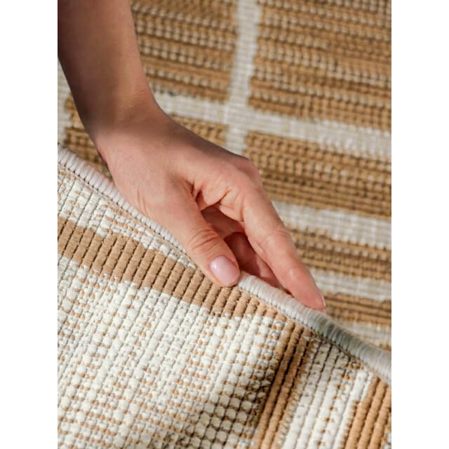 Ted Baker Ted baker haringey rond buitenkleed jute wit- 200 cm rond