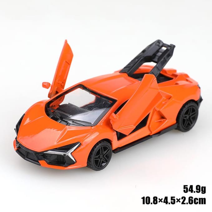 1:43 Schaal Replica Van De Svj Pullback Legering Auto Model, Speelgoed Voor Kinderen, Gegoten Metaal, Pullback Functie.