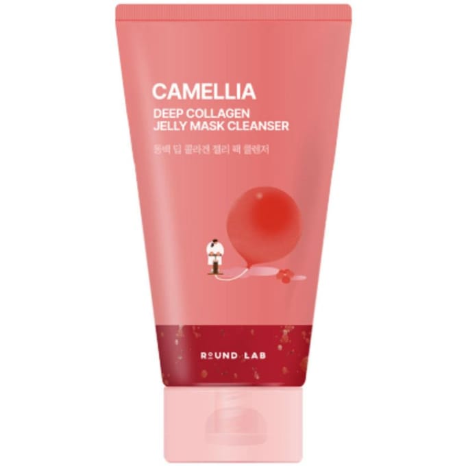 Round Lab Camellia Deep Collagen Jelly Pack Nettoyant 150ml pink