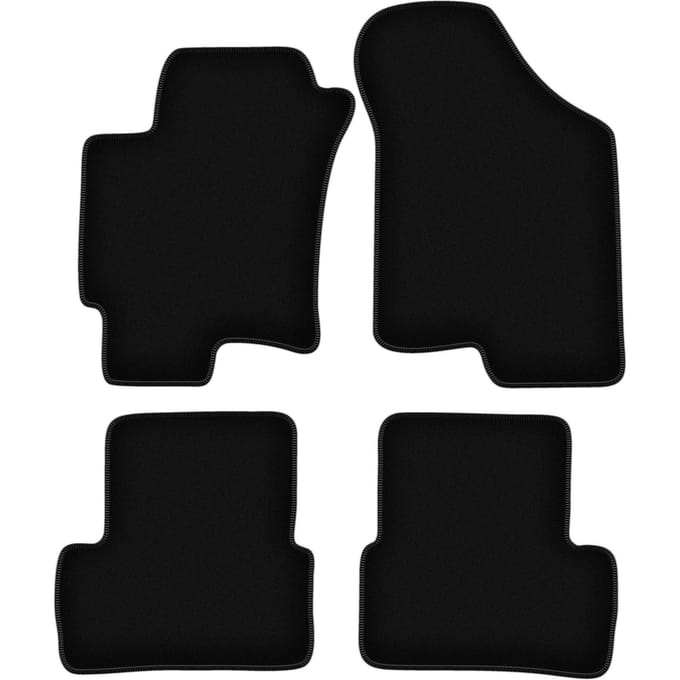 BASIC zwarte veloursmatten voor: Hyundai Coupé II GK coupé (2001-2008)