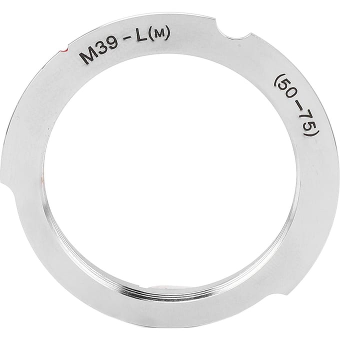 M39‑LM Lensadapterring Aluminiumlegering Hoge Precisie Lensadapter Mount voor Leica M39 LSM LTM white