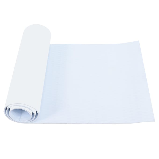 SUP Surfplank Tractie Lijm Antislip Pad EVA Diamant Profiel Dek Grip Staart Pad wit