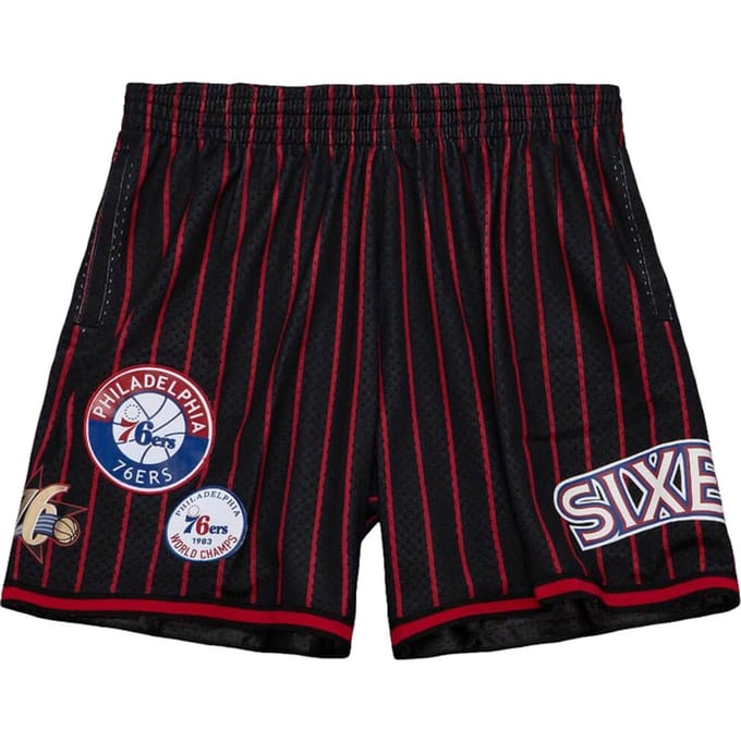 Basketbalshort voor heren Nba Hometown Mesh Short Hardwood Classics Phi76e