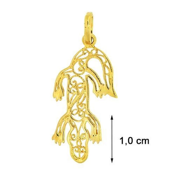 Blinx Jewels Vergulden Hanger Krokodil