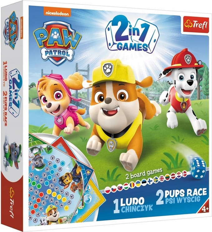 Trefl Paw Patrol 2-in-1 Bordspelpop Veelkleurig