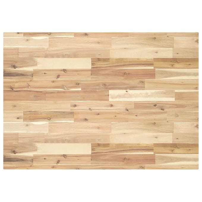 vidaXL - Bureaublad - 120x70x4 - cm - onbehandeld - massief - acaciahout