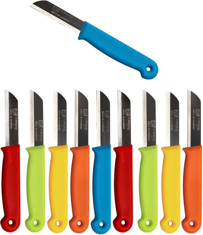 Solingen Schilmesje Duits - Mix Kleur - RVS 16 cm. - 500 stuks