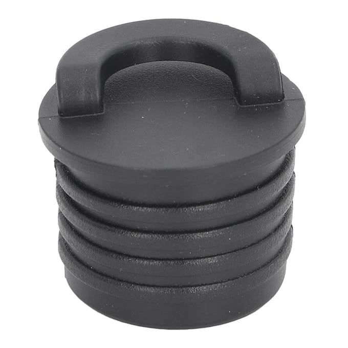 4 stuks Kajak Afvoerplug Kit Vervanging Universeel Waterblokkerend Rubber Kajak Afvoerpluggen Boot black