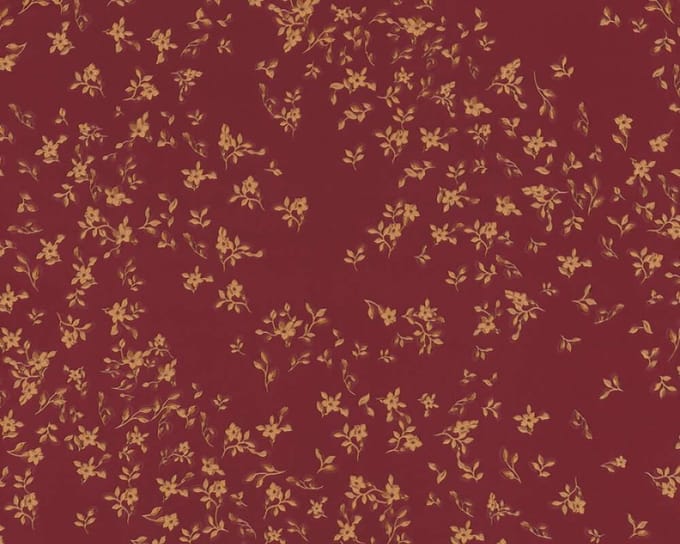KLASSIEK BLOEMETJES BEHANG - Bruin Rood Goud - AS Creation Versace 4
