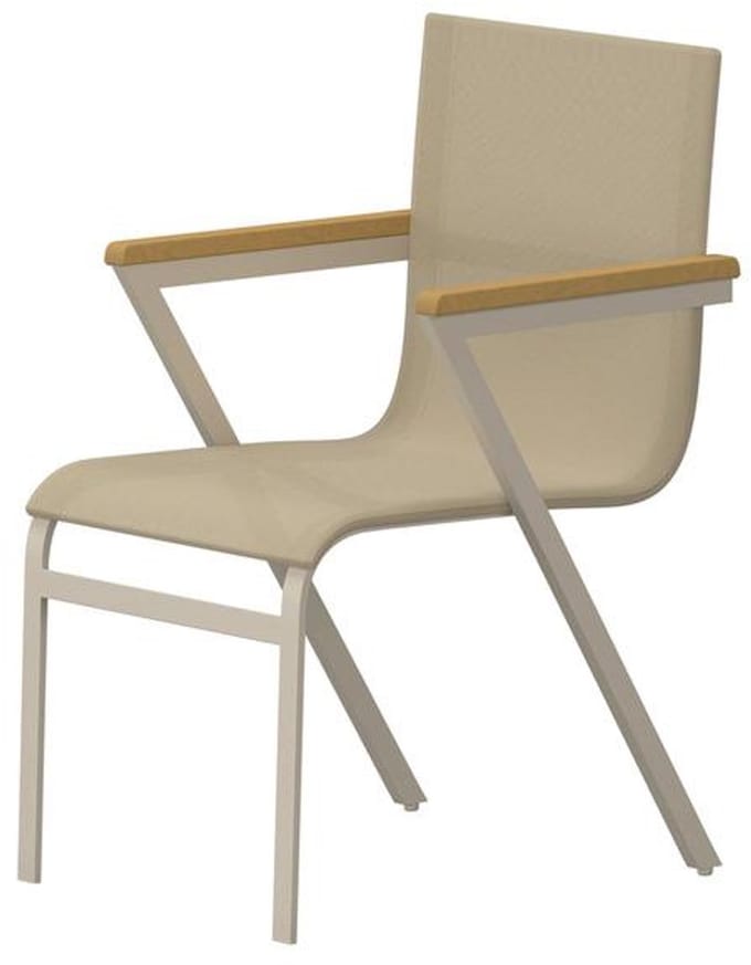Svea - Kathrine eetkamerstoelen - beige/teak