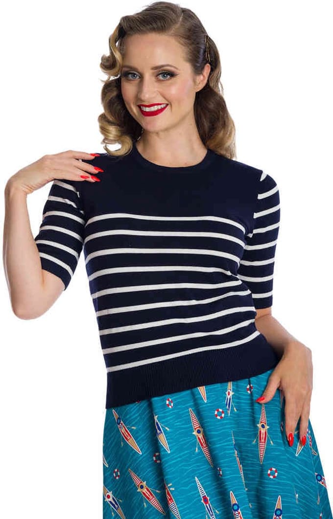 Banned - ADVENTURES AHEAD Gebreide trui - XL - Donkerblauw