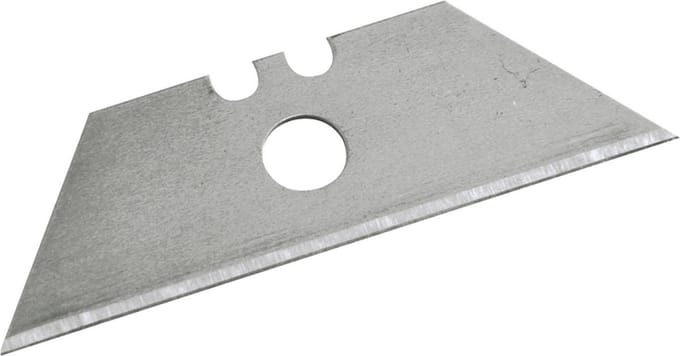 Silverline Reservemesjes - Trapeziumvorm - Middengat - 10 stuks - Gehard staal