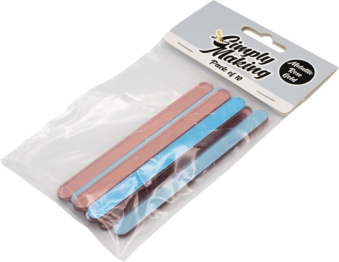Simply Making Cakesicle Sticks Glanzend Roségoud 113mm pk/10