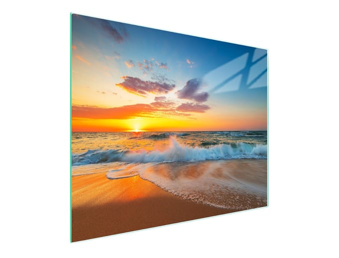 TMK ArtDeko - Snijplank - Glas - 52x30 cm - Zeedesign