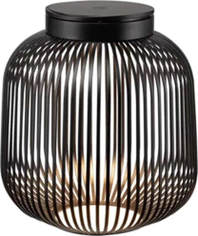 Blomus Lito Led mobiele lamp D27.5cm H30.5cm zwart