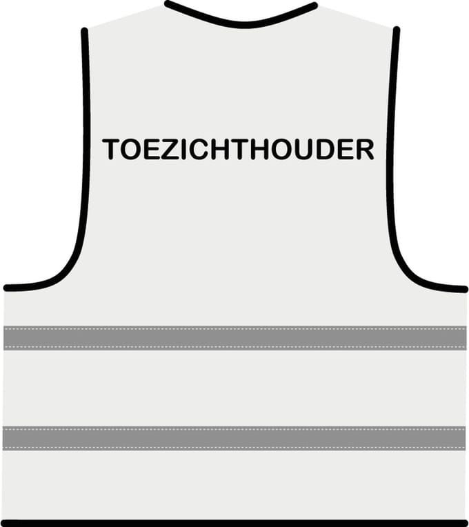 Hesje toezichthouder wit