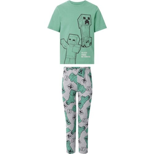 Lidl Kinder pyjama - Minecraft of Pokémon (Minecraft/groen, 146/152)