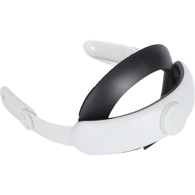 Sangle de tête VR Confortable Réglable Réduit la Pression Remplacement Bandeau VR Accessoires pour Meta white
