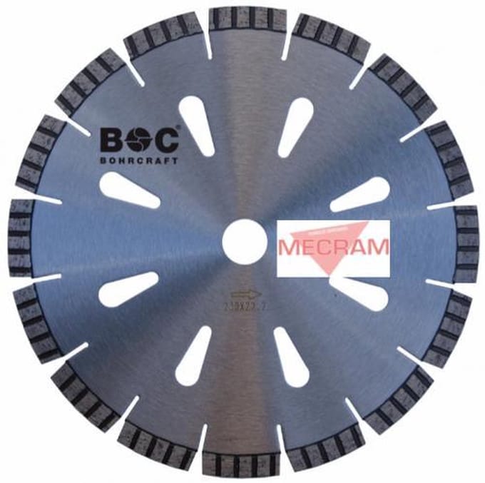 Bohrcraft Diamantzaag Turbo Profi-Plus 230mm