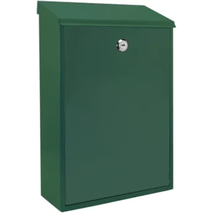 Sencys Wandbrievenbus 70 - Staal - Groen - 25x40x10cm