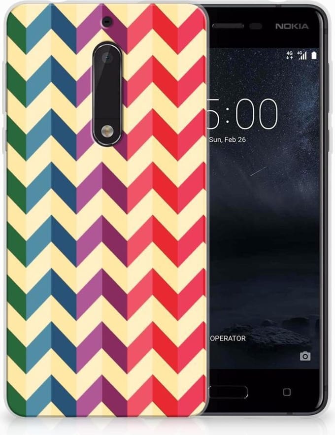 Nokia 5 TPU bumper Zigzag Multi Color