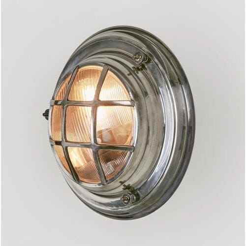 KS Verlichting Muurlamp Fargo Antiek Zilver