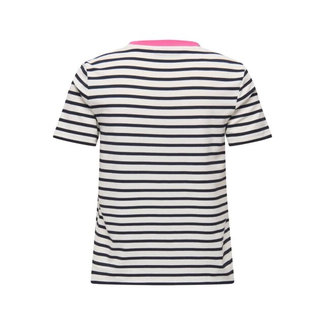 Regular fit T-shirt van viscosemix model 'HEART LIFE'