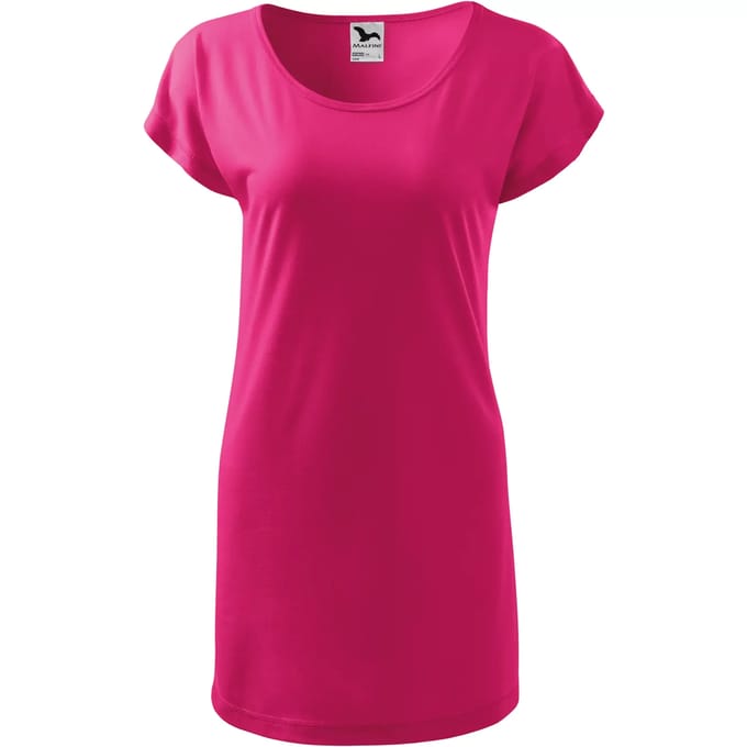 Dames t-shirt jurk Malfini Love 123