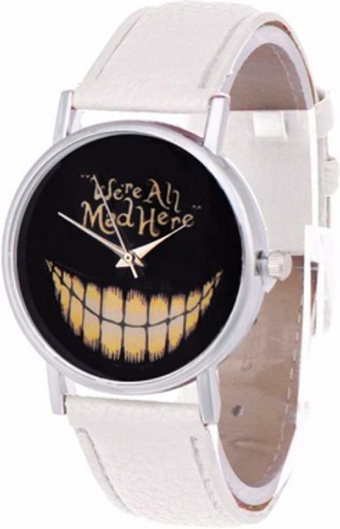 Hidzo Horloge North ø 37 mm - Zwart/Wit - Inclusief horlogedoosje