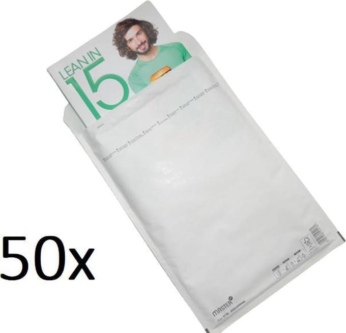 Master'in Bubbel Enveloppen  (A4) - Luchtkussen Enveloppen  220x340mm (16/F) - 50 stuks