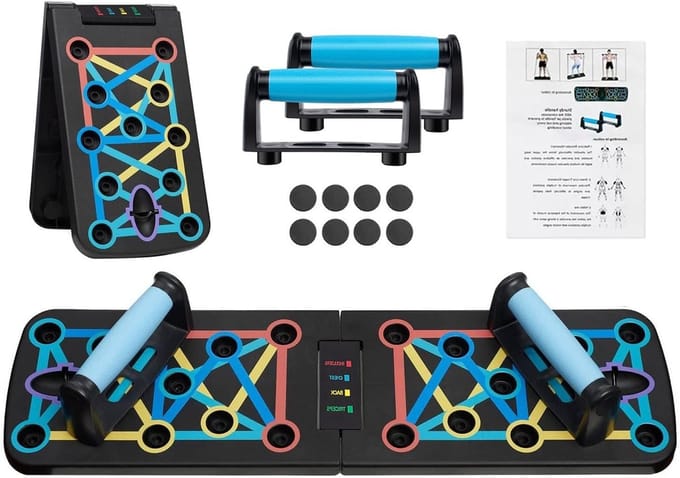 Multifunctioneel Push Up Board met 17 Posities voor Effectieve Krachttraining en Spieropbouw