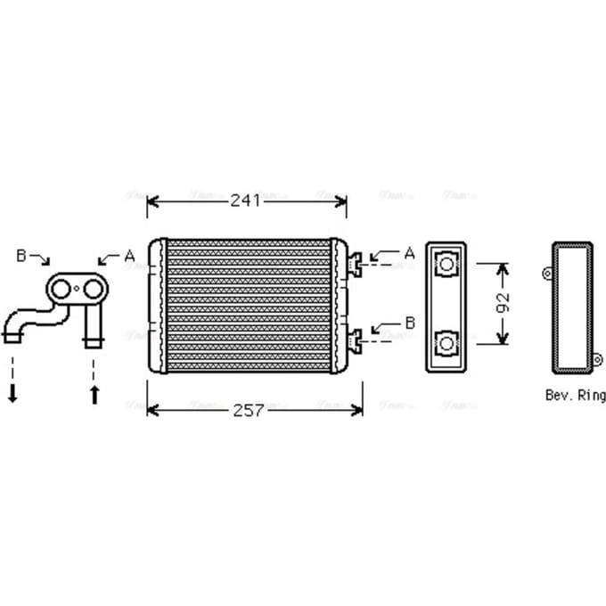 Verwarming AVA COOLING BWA6257 AVA
