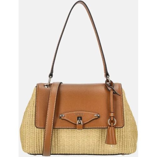 Guess Maggie Medium Schoudertas Dames - Imitatieleer - Beige
