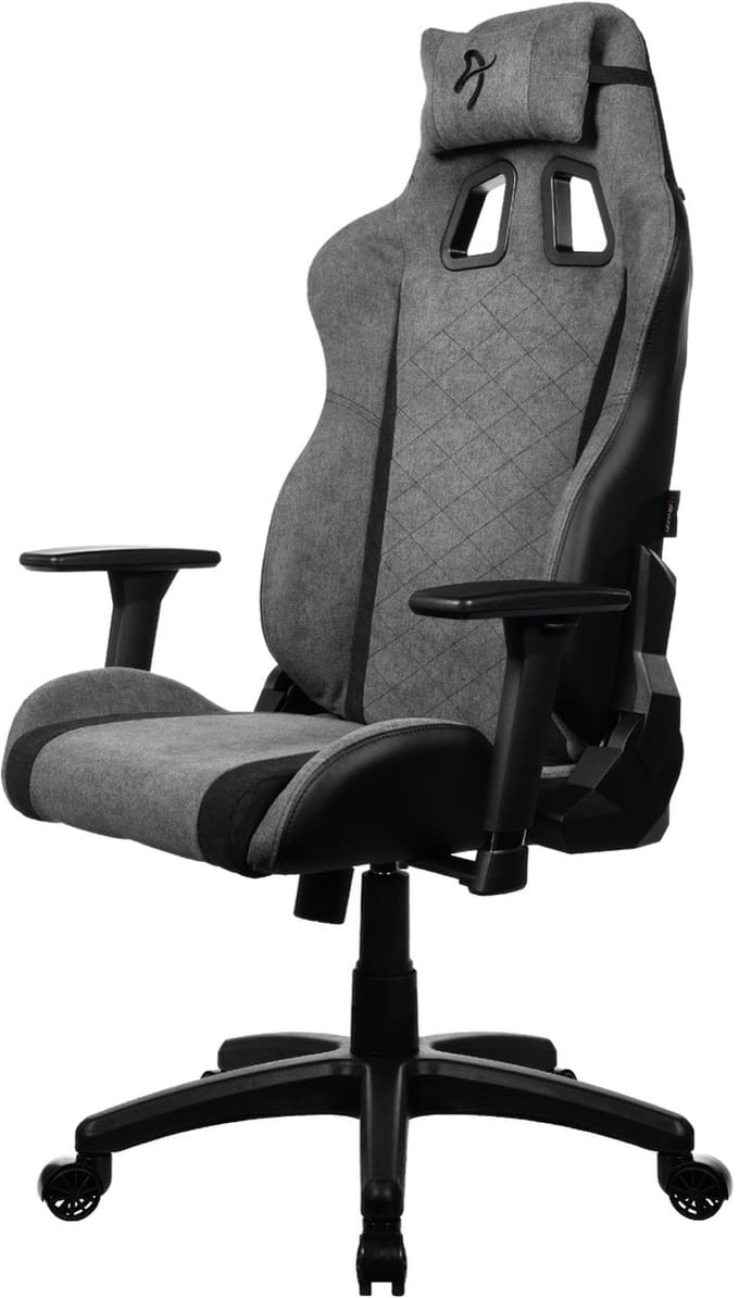 Arozzi Avanti Gamingstoel - Soft Fabric™ - Asgrijs