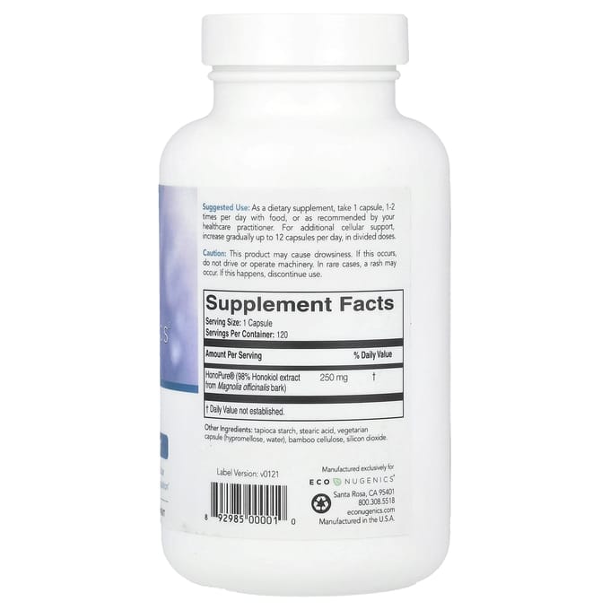 Honopure®, 120 Plantaardige Capsules (250 mg per capsule)