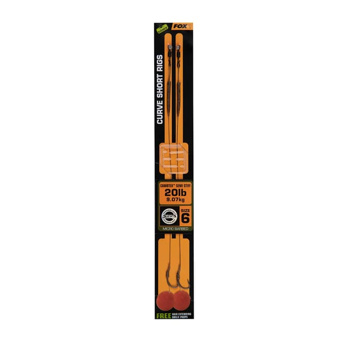 FOX Edges Curve Short Semi Stiff Camotex Ready Rigs - Onderlijn