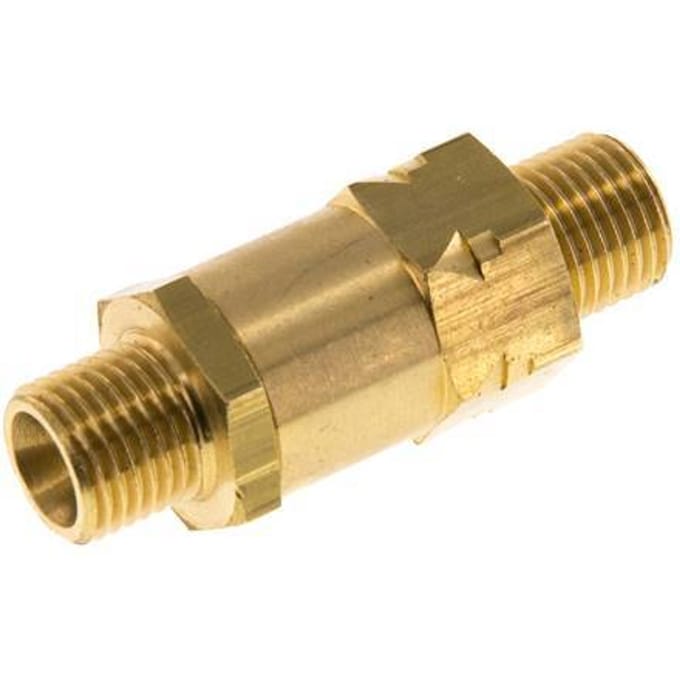 G 1/4'' Buitendraad Messing Terugslagklep 0.4-40 bar (5.8-580 psi)