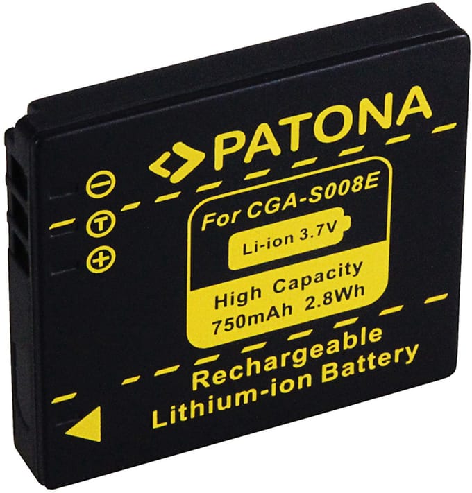 Battery for Panasonic DMC-FX30 FX-30 CGA-S008E DMW-BCE10E
