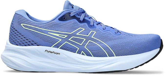 ASICS Gel-Pulse 15 - Hardloopschoenen - Maat 43.5 - Sapphire/Illuminate Yellow / Blauw Geel - Gel-Pulse - Hardlopen - Dames Hardloopschoenen