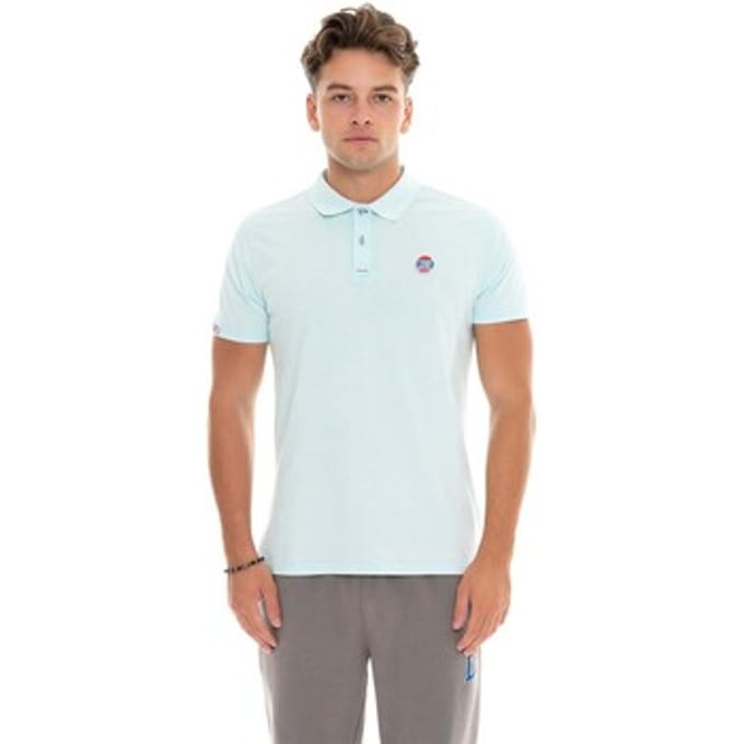 Polo Shirt Korte Mouw Leone 1947 Man Pastel Wash