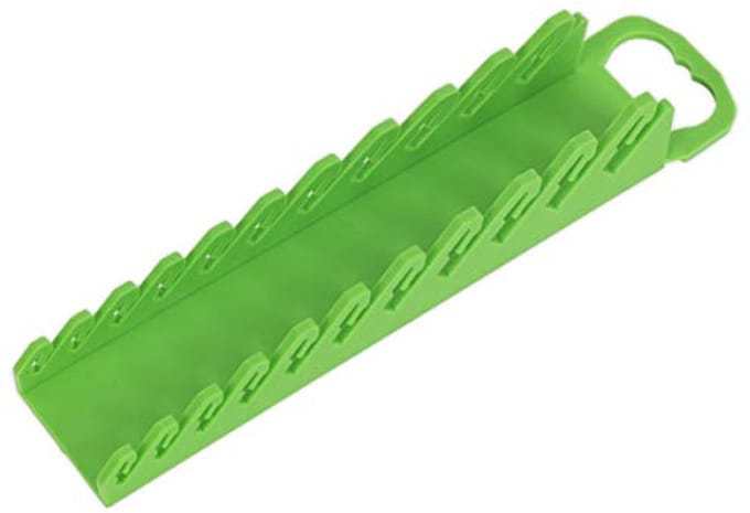 Sleutel Rack voor 10 Stubby Sleutels - Hi-Vis Groen