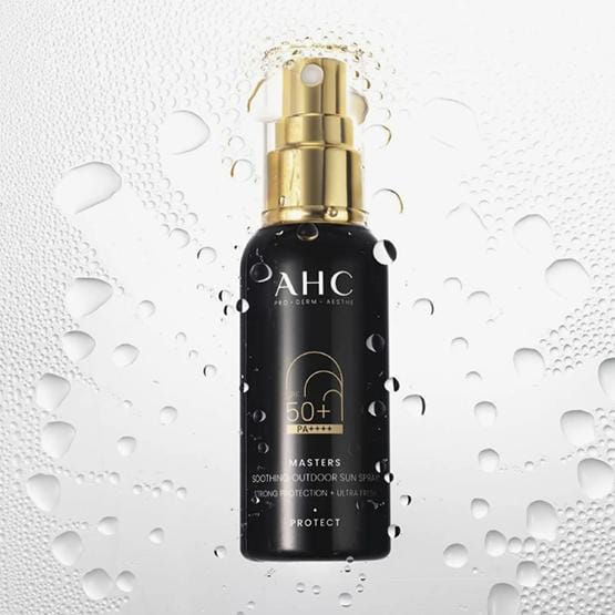 [AHC] Masters Soothing Outdoor Sun Spray SPF 50+ PA++++ 55ml black