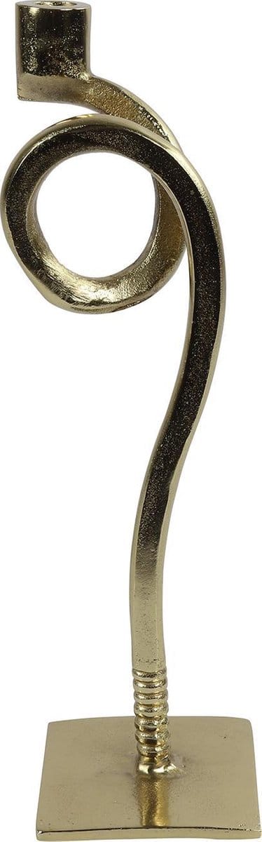 Kandelaar - Hala - Goud - S - 39cm - Krul