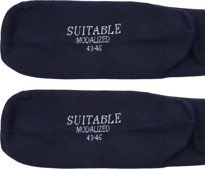 Suitable Sokken 3-Pack Donkerblauw - Maat 39-42 - Heren - Halfhoge sokken