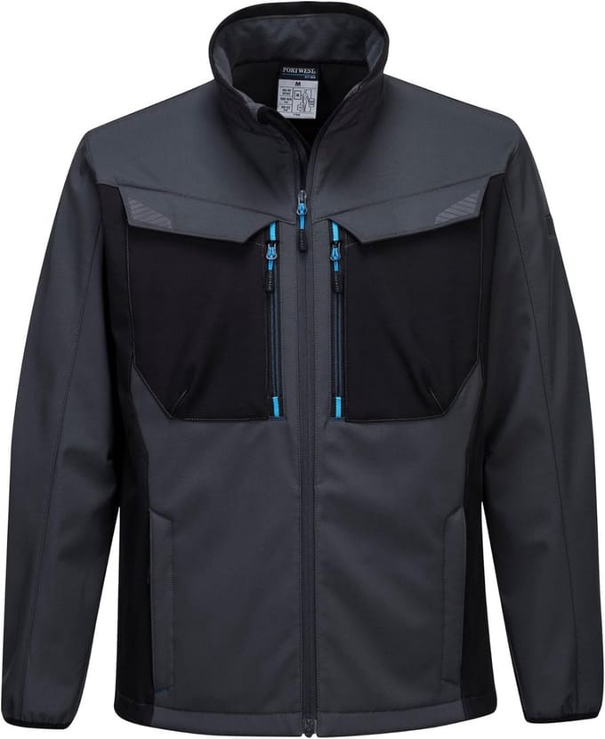 Waterdichte en winddichte softshell werkjas met reflectie