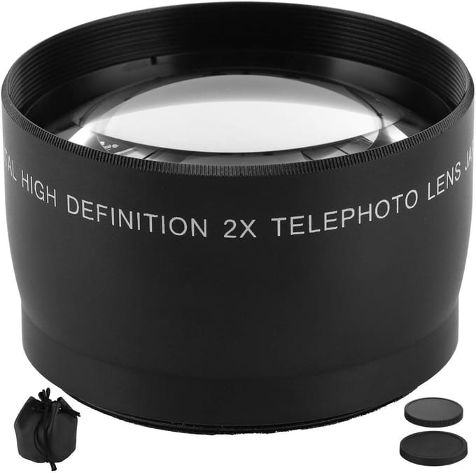 Dailygoody - 55 mm Telelens - Optisch Glas - Geschikt voor 55 mm