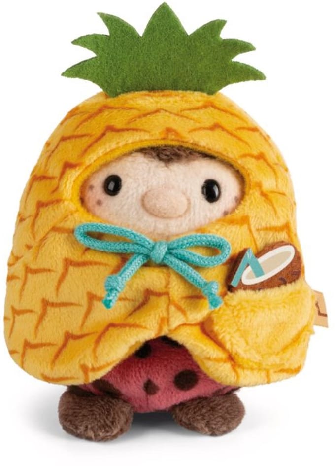 Nici knuffel Marienkäfer Dozz 8cm pluche met kokosnoot en ananas.