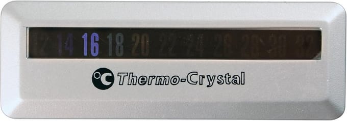 Vloeibare Kristallen Thermometer - Zelfklevende Meter - Temperatuur Aflezen - Sticker Bevestiging - Niet Gespecificeerd - Zilver